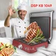 Электрогриль прижимной с антипригарным покрытием DSP 1800Вт контактный гриль для дома - изображение 1