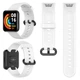 Силиконовый ремешок для Xiaomi Mi Watch Lite "Белый" (VANAX04009) - изображение 1