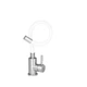 Змішувач для кухні Lidz Aria 015F3 з гнучким виливом (k35) LDARI015F3WHI43362 White / Nickel - зображення 3