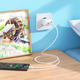 Мережевий зарядний пристрій Hoco Pure power three-port C126A USB 2Type-C 40W 3A - зображення 6