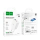 Мережевий зарядний пристрій Hoco Type-C to Lightning cable Pure power three-port C126A USB 2хType-C 40W 3A - зображення 5
