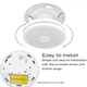Wifi комбинированный датчик дыма и CO: Tuya Wifi Smoke & Carbon Monoxide Compound Alarm, с сиреной и оповещением на смартфон - изображение 4