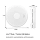 Wifi комбинированный датчик дыма и CO: Tuya Wifi Smoke & Carbon Monoxide Compound Alarm, с сиреной и оповещением на смартфон - изображение 7