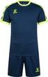 Комплект футбольної форми дитячий Kelme COLLEGE темно-синьо-салатовий 150 см 3883033.9440 - зображення 2