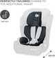 Fotelik samochodowy KinderKraft Comfort Up i-Size Black (KCCOUP02BLK0000) - obraz 11