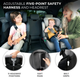 Fotelik samochodowy KinderKraft Comfort Up i-Size Black (KCCOUP02BLK0000) - obraz 12