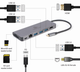 Док станція Cablexpert USB-C 5 в 1 (хаб/HDMI/PD/Кард рідер/LAN) (A-CM-COMBO5-05) - зображення 4