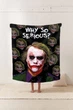 Плед 3D Джокер Why so serious ? 11607 135х160 см - изображение 2