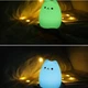 Детский ночник силиконовый Котик 7 режимов Sleep Lamp - изображение 7