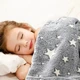 Плед-покрывало Magic Blanket Светящийся в темноте 165х120 см Серый - изображение 7
