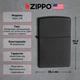 Запальничка Zippo 218 CLASSIC black matte - зображення 2