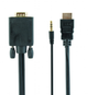 Adapter Cablexpert HDMI to VGA and audio 3 m (A-HDMI-VGA-03-10) - obraz 1