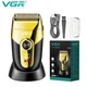 Професійна електробритва VGR V-383 Finale Shaver з підставкою, чоловіча машинка для гоління - зображення 1