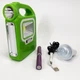 Фонарь кемпинг переносной 6399А - LED+COB, power bank, 2x18650, солнечная батарея. Цвет: зеленый - изображение 13
