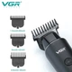 Триммер для волос VGR V-937, с USB-кабелем для зарядки, светодиодным дисплеем, 3 насадками - изображение 8