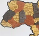 Карта Украины настенная малая 3D объемная в коробке ручная работа 55*38.5 см Гранд Презент 11 - изображение 6