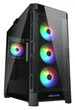 Корпус Cougar Duoface Pro rgb Black, без бп, ATX/Micro ATX/Mini itx, usb 3.0x2, usb 2.0x1, Type-C Gen 2, rgb подсветка, 4x120 argb, закаленное стекло, 240x496x465 мм - изображение 1