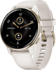 Смарт-часы Garmin Venu 2 Plus Cream Gold S. Steel Bezel w. Ivory Case and S. Band (010-02496-02/12) - изображение 1