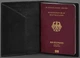 Обложка для паспорта BlankNote Кожаная с гербом Германии черная Crazy Horse (BN-OP-DE-g-kr) - изображение 2