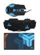 Ігровий комплект 3в1 - Gaming Combo AVAtech (клавіатура і мишка з підсвітками + великий килимок) - изображение 1