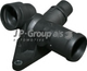 Фланец системы охлаждения A4 1.8T 01-09 (зад) JP Group (1114508400) - изображение 1