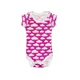 Бодик розовый Тучки с короткими рукавами KidBerry 1603 Размер 56 - изображение 1
