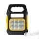 Акумуляторний Кемпінговий ліхтар Solar D-2081/JY-978C Power Bank Чорно-жовтогарячий - зображення 1