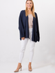 Kardigan damski oversize Zaiia ZASW04 One size Ciemnoniebieski (8228504515741) - obraz 3