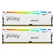 Модуль пам'яті для комп'ютера DDR5 64GB (2x32GB) 6000 MHz Beast White RGB Kingston Fury (ex.HyperX) - изображение 1