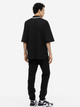 Чоловічі спортивні штани Slim Fit H&M (56489) XS Чорні - изображение 4