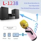 Портативный черный блютуз караоке микрофон MicMagic L-1238 беспроводной 20 Вт, Bluetooth микрофон для пения - изображение 9