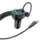 Автомобильное зарядное устройство Hoco NZ11A 2USB/ Type-C PD 30W черное + кабель Type-C - изображение 3