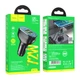 Автомобільний зарядний пристрій Hoco NZ11, 2USB, 2Type-C, PD 72W, чорний - зображення 6