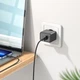 Сетевое зарядное устройство Hoco CS11A USB черное + кабель USB to Lightning - изображение 2