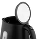 Електрочайник Ardesto EKL-F19B 1.7л пластик STRIX 1850Вт чорно-сріблястий - зображення 4