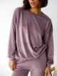 Пижама (свитшот + штаны) женская теплая велюровая BARWA garments 0332/333 XL Фрезовая (2113323334078) - изображение 9
