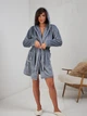 Халат женский теплый BARWA garments 0227 L Темно-серый (2110002273499) - изображение 4