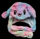 Шапка, що світиться Різнокольорова Pikachu toys soft toys with led з рухомими вушками Райдужна - зображення 5