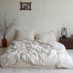 Комплект постельного белья LA MODNO STONEWASHED CREAM (200303) 160x220x2 - изображение 2
