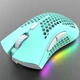 Бездротова миша Біла Viper BM600 Бірюзова 1600 dpi RGB з підсвічуванням - зображення 2