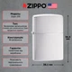 Запальничка Zippo 200 CLASSIC brushed chrome - изображение 2