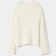 светр Bershka 7319/547/250 M Молочний - зображення 5