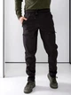 Спортивні чоловічі штани прямі Softshell р44 чорні (527) - зображення 8