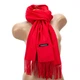 Женский кашемировый шарф LuxWear WS47008 Красный - изображение 1