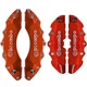 Декоративные накладки на тормозные суппорта Brembo ABS пластик 4 шт L Красные - изображение 1