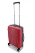 Дорожный пластиковый чемодан ручная кладь S Madisson на 4-х колесах красный - изображение 1
