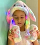 Шапка світна з рухомими вухами Кролик Pikachu Пікачу Радужний UKC - зображення 9