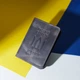 Шкіряна обкладинка для паспорта INCARNE з тисненням Сіра - зображення 4