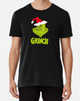 Мужская Новогодняя футболка Stedman с принтом Grinch Гринч новогодний Черный XXL - изображение 1