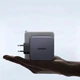 Зарядний пристрій Ugreen CD289 3xUSB 140W GaN (2хUSB-C+USB-A) with C to C Cable 1.5 м Gray - зображення 10